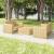 Set mobilier de grădină, 3 piese, lemn masiv pin tratat GartenMobel Dekor