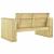 Set mobilier de grădină, 3 piese, lemn masiv pin tratat GartenMobel Dekor