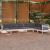 Set mobilier grădină cu perne, 7 piese, alb, lemn masiv de pin GartenMobel Dekor
