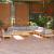 Set mobilier de grădină cu perne, 12 piese, gri, lemn masiv pin GartenMobel Dekor