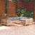 Set mobilier de grădină cu perne, 12 piese, gri, lemn masiv pin GartenMobel Dekor