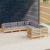 Set mobilier de grădină cu perne gri, 8 piese, lemn masiv pin GartenMobel Dekor