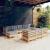 Set mobilier grădină cu perne, 10 piese, gri, lemn masiv pin GartenMobel Dekor