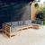 Set mobilier grădină cu perne gri, 7 piese, lemn masiv de pin GartenMobel Dekor