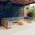 Set mobilier grădină cu perne, 11 piese, gri, lemn masiv pin GartenMobel Dekor