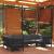 Set mobilier de grădină cu perne, 6 piese, negru, lemn de pin GartenMobel Dekor