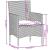 Set mobilier de grădină, 3 piese, gri, poliratan GartenMobel Dekor