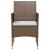 Set mobilier de grădină, 3 piese, maro, poliratan GartenMobel Dekor