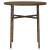 Set mobilier de grădină, 3 piese, maro, poliratan GartenMobel Dekor
