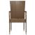 Set mobilier de grădină, 3 piese, maro, poliratan GartenMobel Dekor