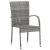 Set mobilier de grădină, 3 piese, gri, poliratan GartenMobel Dekor