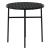 Set mobilier de grădină, 3 piese, negru, poliratan GartenMobel Dekor