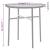 Set mobilier de grădină, 3 piese, negru, poliratan GartenMobel Dekor