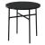 Set mobilier de grădină, 3 piese, negru, poliratan GartenMobel Dekor