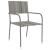 Set mobilier de grădină, 3 piese, gri, poliratan GartenMobel Dekor