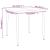 Set de mobilier pentru grădină, 3 piese, negru GartenMobel Dekor