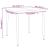 Set mobilier de grădină, 3 piese, negru GartenMobel Dekor