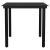 Set de mobilier pentru grădină, 3 piese, negru GartenMobel Dekor