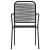 Set de mobilier pentru grădină, 7 piese, negru GartenMobel Dekor