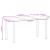 Set de mobilier pentru grădină, 5 piese, negru GartenMobel Dekor