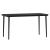 Set de mobilier pentru grădină, 5 piese, negru GartenMobel Dekor