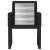 Set de mobilier pentru grădină, 7 piese, negru GartenMobel Dekor