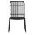 Set de mobilier pentru grădină, 3 piese, negru GartenMobel Dekor