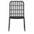 Set mobilier de grădină, 7 piese, negru GartenMobel Dekor