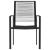Set mobilier de grădină, 3 piese, negru GartenMobel Dekor