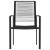 Set mobilier de grădină, 3 piese, negru GartenMobel Dekor
