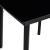 Set mobilier de grădină, 5 piese, negru, ratan PVC GartenMobel Dekor