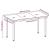 Set mobilier de grădină, 5 piese, negru, ratan PVC GartenMobel Dekor