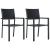 Set de mobilier de grădină, 3 piese, negru GartenMobel Dekor