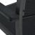 Set de mobilier de grădină, 3 piese, negru GartenMobel Dekor