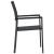 Set mobilier de grădină, 7 piese, negru GartenMobel Dekor