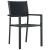 Set mobilier de grădină, 3 piese, negru GartenMobel Dekor