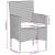 Set mobilier de grădină, cu perne, 3 piese, bej și negru GartenMobel Dekor