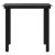 Set masă pentru grădină, 5 piese, cu perne, negru GartenMobel Dekor