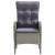 Set mobilier de grădină, cu perne, 3 piese, gri și negru GartenMobel Dekor