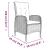 Set mobilier de grădină cu perne, 3 piese, negru GartenMobel Dekor