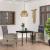 Set mobilier de grădină, cu perne, 3 piese, gri și negru GartenMobel Dekor