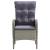 Set mobilier de grădină, cu perne, 3 piese, gri și negru GartenMobel Dekor