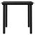 Set mobilier de grădină, 5 piese, negru GartenMobel Dekor