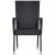 Set mobilier de grădină, 5 piese, negru GartenMobel Dekor