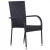 Set mobilier de grădină, 7 piese, negru GartenMobel Dekor