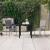 Set mobilier de grădină, 3 piese, gri și negru GartenMobel Dekor