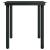 Set mobilier de grădină, 5 piese, gri și negru GartenMobel Dekor