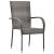 Set mobilier de grădină ,gri și negru, 7 piese GartenMobel Dekor