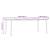 Set mobilier de grădină, negru, 7 piese GartenMobel Dekor