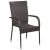 Set mobilier de grădină, 7 piese, maro și negru GartenMobel Dekor
